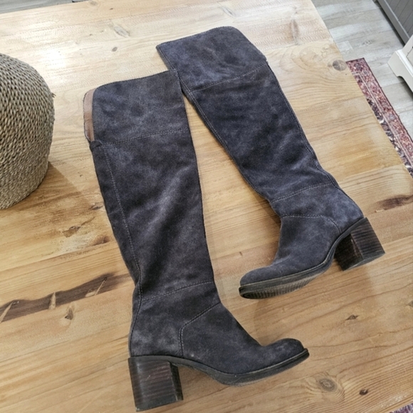 Lucky Brand Shoes - Lucky Brand Ramsden Suede OTK Boots